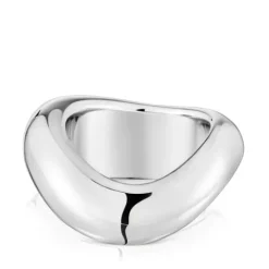Anillo mediano de plata Galia Basics^TOUS Outlet