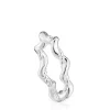 Anillo mediano de plata Twisted^TOUS Online