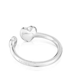 Anillo pequeño abierto de plata corazón My Other Half^TOUS Outlet
