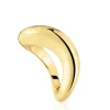 Anillo pequeño con baño de oro de 18 kt sobre plata Galia Basics^TOUS Online
