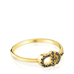 Anillo pequeño de oro y espinelas MANIFESTO^TOUS Discount
