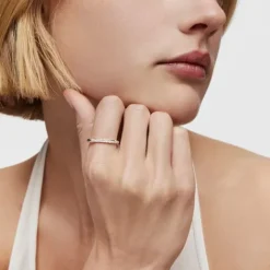 Anillo pequeño de plata Twisted^TOUS Clearance
