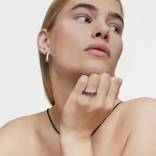 Anillo pequeño de plata y amatista Sugar Party^TOUS Outlet