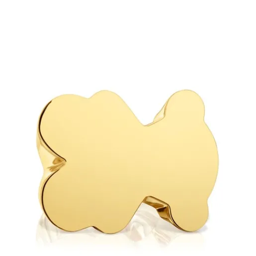 Anillo sello oso 30 mm con baño de oro 18 kt sobre plata Sweet Dolls^TOUS Discount
