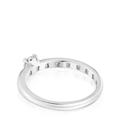 Anillo solitario de platino con diamante talla brillante creado en laboratorio Les Classiques LGD^TOUS Hot