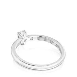 Anillo solitario de platino con diamante talla pera creado en laboratorio Les Classiques LGD^TOUS Sale