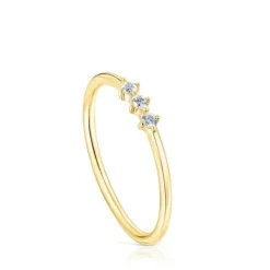 Anillo tira de y diamantes Les Classiques^TOUS