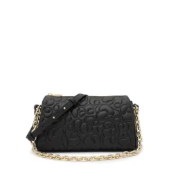 Bandolera grande de piel negra Greta^TOUS Sale