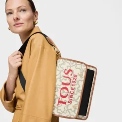 Bandolera mediana Audree beige Kaos Icon^TOUS Outlet