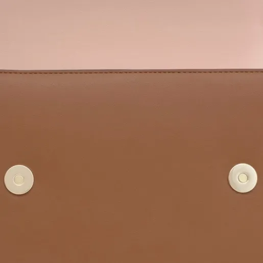 Bandolera mediana Chain camel y beige Kaos Icon^TOUS New