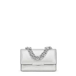 Bandolera pequeña plata Audree Leather^TOUS Outlet