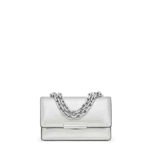 Bandolera pequeña plata Audree Leather^TOUS Outlet