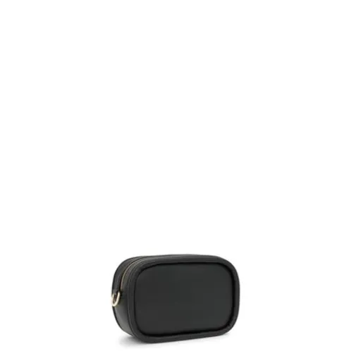 Bandolera Reporter de piel negra Miranda^TOUS Clearance