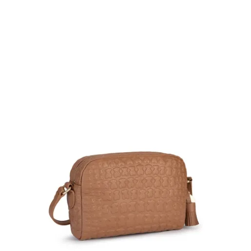 Bandolera Sherton de Piel marrón^TOUS Discount