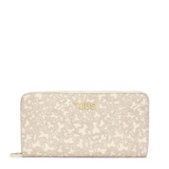Billetera beige Kaos Mini Lines^TOUS