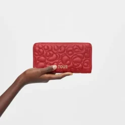 Billetera de piel roja Greta^TOUS New