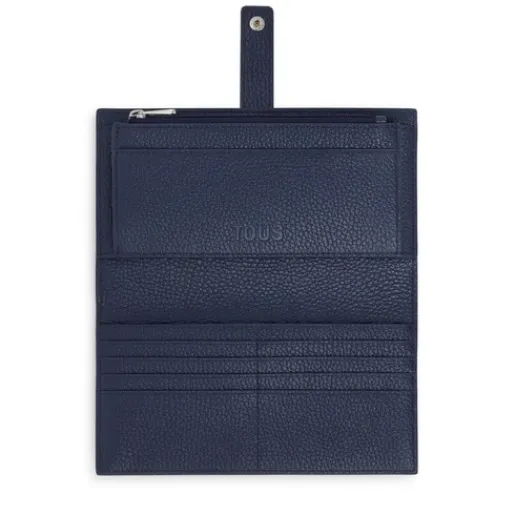 Billetera grande Flap de piel marino Miranda^TOUS Hot