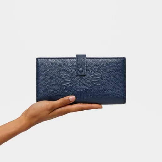 Billetera grande Flap de piel marino Miranda^TOUS Hot