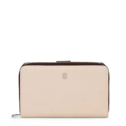 Billetera mediana New Dubai marrón y beige^TOUS Clearance