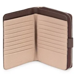 Billetera mediana New Dubai marrón y beige^TOUS Clearance