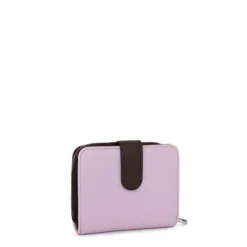 Billetera pequeña malva New Dubai Saffiano^TOUS Best
