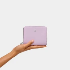 Billetera pequeña malva New Dubai Saffiano^TOUS Best