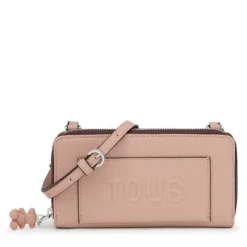 Billetera portamóvil topo La Rue New^TOUS Discount