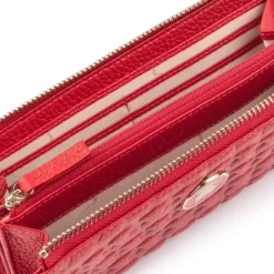 Billetero mediano Sherton de Piel roja^TOUS Clearance