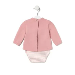 Body con camiseta de bebé Classic rosa^TOUS Clearance