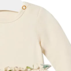 Body con falda de bebé niña Grey crudo^TOUS New