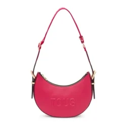 Bolso de hombro mediano fucsia Brenda^TOUS Discount
