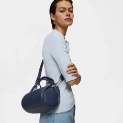 Bolso Duffle pequeño de piel marino Miranda^TOUS Hot