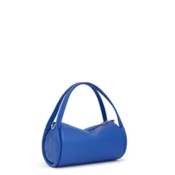 Bolso Duffle pequeño de piel azul eléctrico Miranda^TOUS Sale