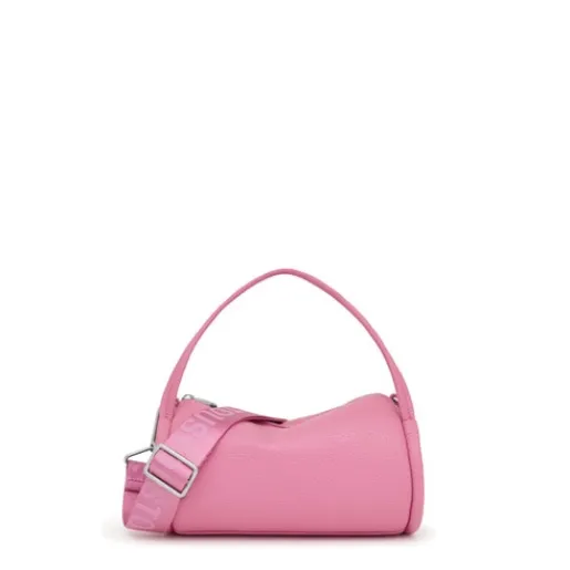 Bolso Duffle pequeño de piel oscuro Miranda^TOUS Discount