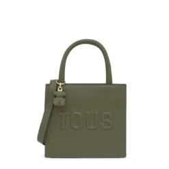 Bolso mini cube caqui Brenda^TOUS Discount