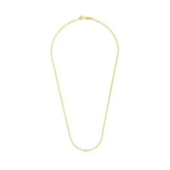 Cadena mediana con baño de oro de 18 kt sobre plata de bolas de 1,8 mm, 50 cm Chain^TOUS Outlet