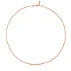 Cadena mediana con baño de oro rosa de 18 kt sobre plata, 50 cm Hand^TOUS