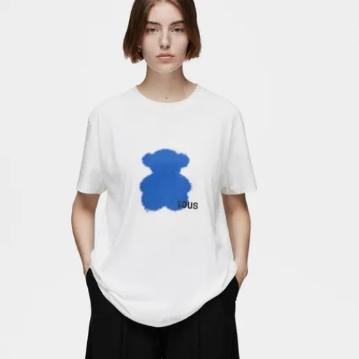 Camiseta de manga corta azul Motifs Spray M^TOUS Best