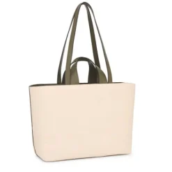 Capazo mediano beige y caqui Nanda^TOUS Outlet