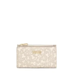 Cartera beige Kaos Mini Lines^TOUS Outlet