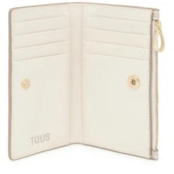 Cartera beige Kaos Mini Lines^TOUS Outlet