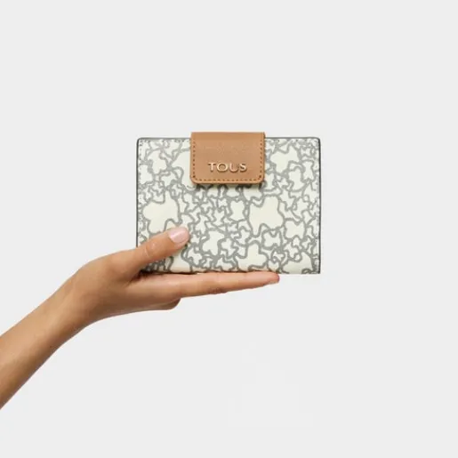 Cartera Kaos Mini beige y negro^TOUS New