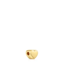 Charm 1950 corazón con baño de oro 18 kt sobre plata y rodolitas^TOUS Hot
