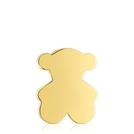Charm 1950 oso mediano con baño de oro 18 kt sobre plata^TOUS