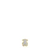 Charm 1950 oso pequeño con baño de oro 18 kt sobre plata y diamantes^TOUS New