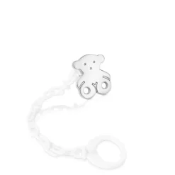 Chupetero oso pequeño de plata Sweet Dolls^TOUS New