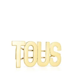 Clip grande de IPG dorado Logo^TOUS Best