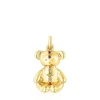 Colgante con baño de oro 18 kt sobre plata y gemas Teddy Bear^TOUS New