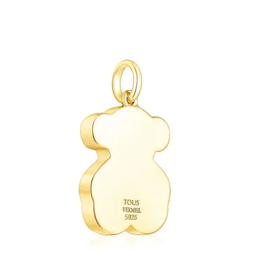 Colgante con baño de oro 18 kt sobre plata y multi gemas Areia^TOUS Sale