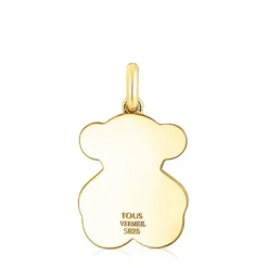 Colgante con baño de oro 18 kt sobre plata y multi gemas Areia^TOUS Sale